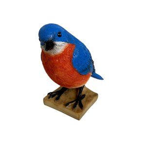 Blue Bird of Happiness Figurine - Handcrafted Collectible Statue for Home Decor